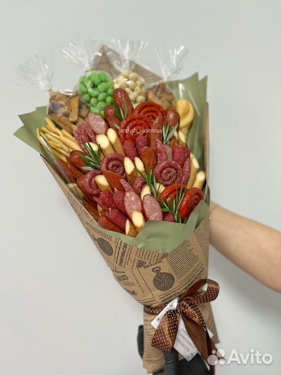 Мужские съедобные букеты