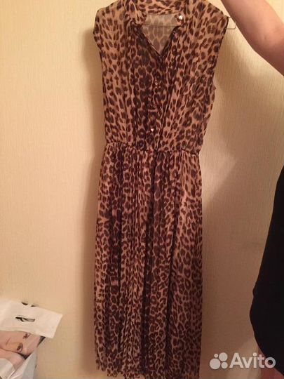 Леопардовое платье