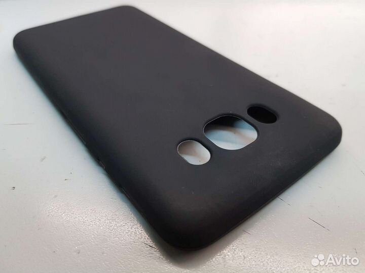 Черный Матовый Чехол-Накладка на Samsung J5 (2016)