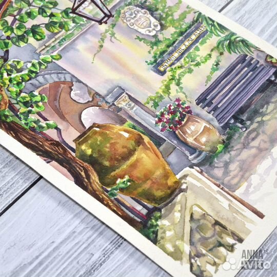 Картина акварель 