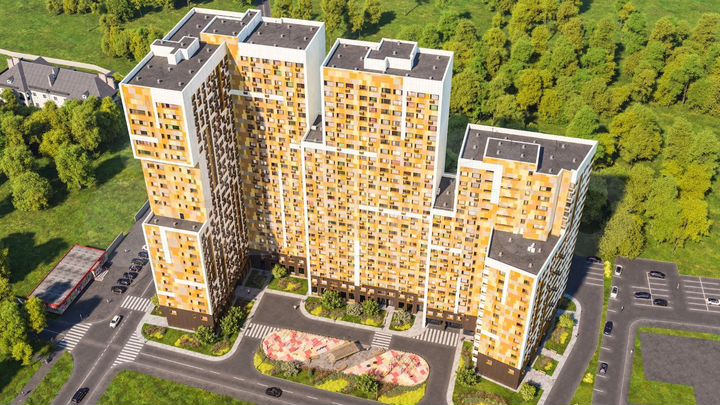 2-к. квартира, 67,1 м², 15/25 эт.