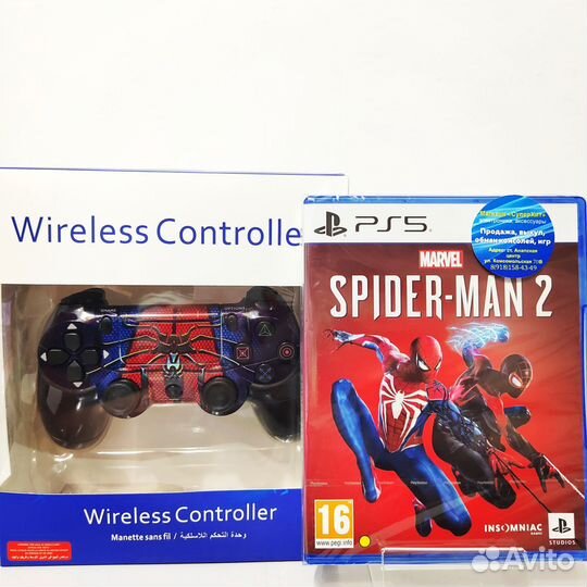 Геймпад и игра Человек-паук 2