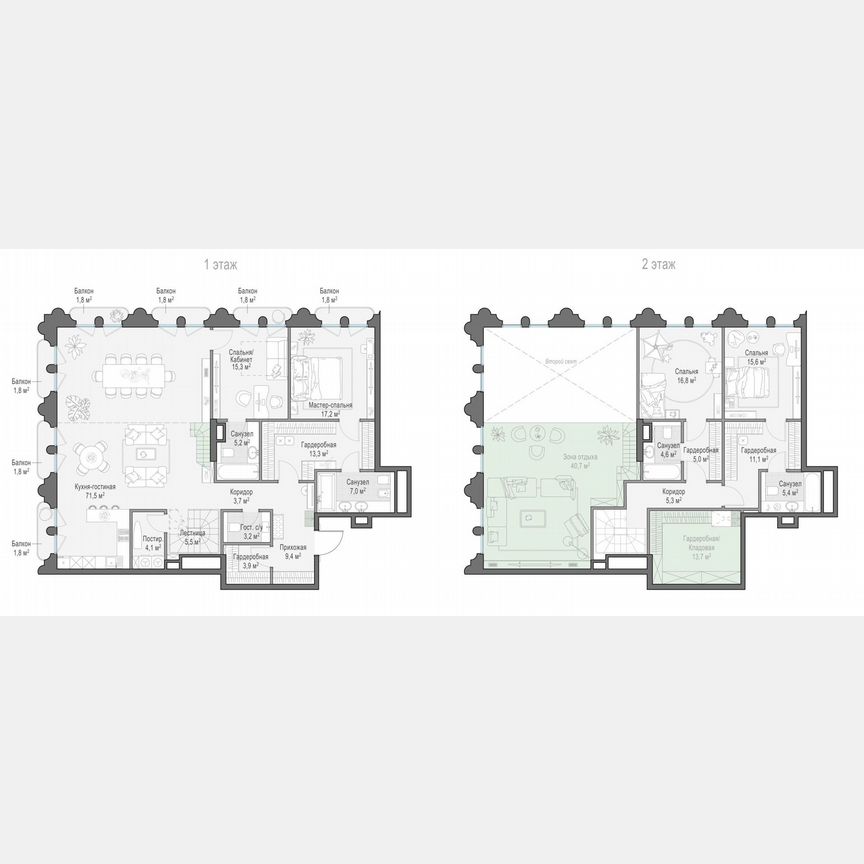 4-к. квартира, 227 м², 3/13 эт.
