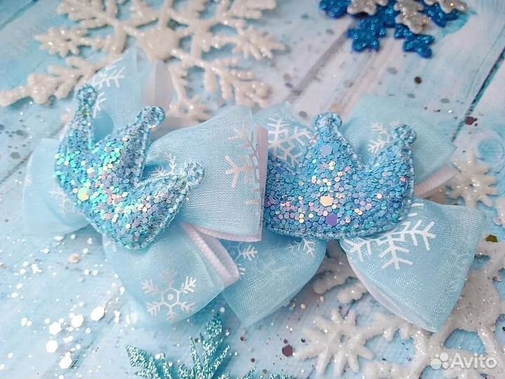 Бантики ручной работы. Резиночки для волос