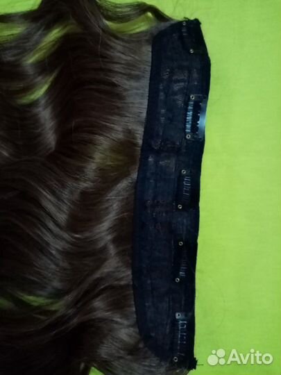 Волосы на заколках новые