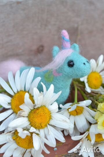 Валяный единорог