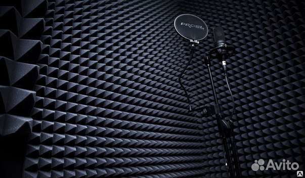 Акустический поролон пирамида 50*1000*2000мм