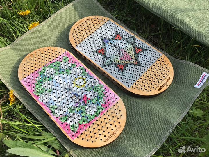 Доска с гвоздями для йоги садху