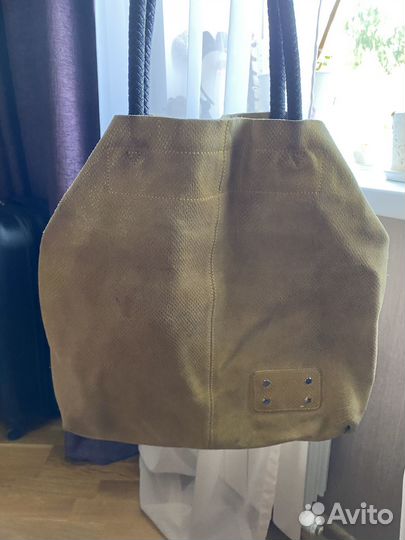 Сумка/ шоппер/мешок натуральная кожа