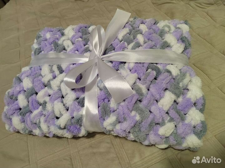 Плед детский плюшевый