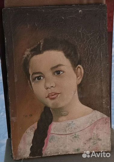 Картина маслом на холсте СССР