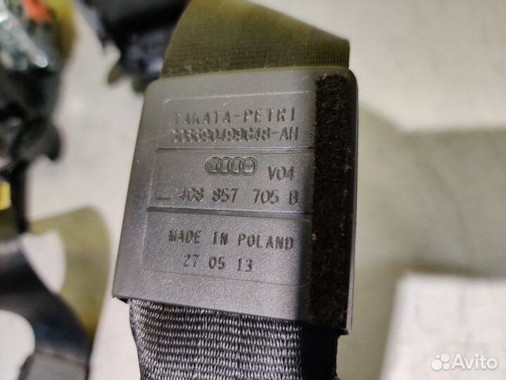 Ремни безопасности комплект Audi A6 C7 4G2 chva