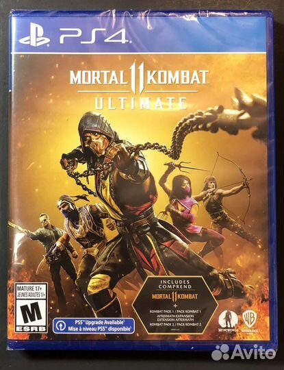 Mortal kombat 11 ultimate ps4 диск запечатан