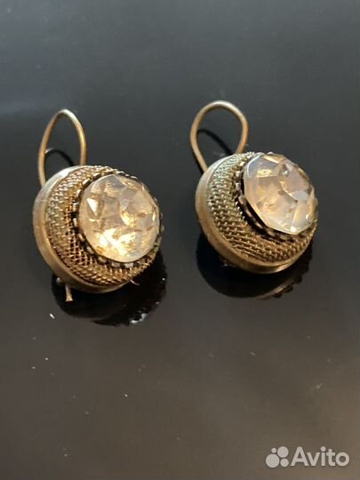 Серьги винтажные