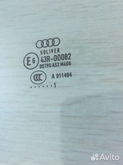 Стекло левой передней двери Audi A5/S5 (8F) Cabrio