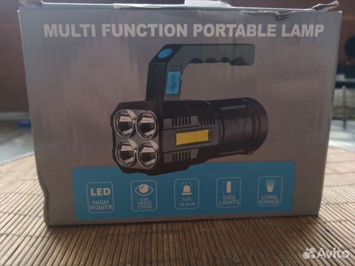 Фонарь светодиодный аккумуляторный