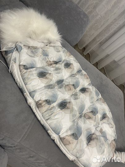 Зимний конверт в коляску