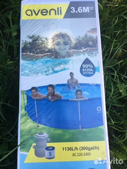 Каркасный бассейн новый