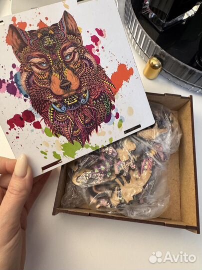 Деревянные пазлы фигурные