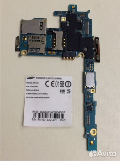 Материнская плата samsung S2 i9100 На запчасти