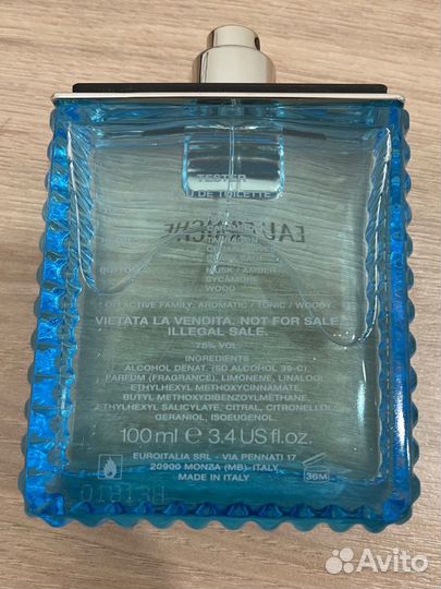 Versace EAU fraiche man туалетная вода 100мл