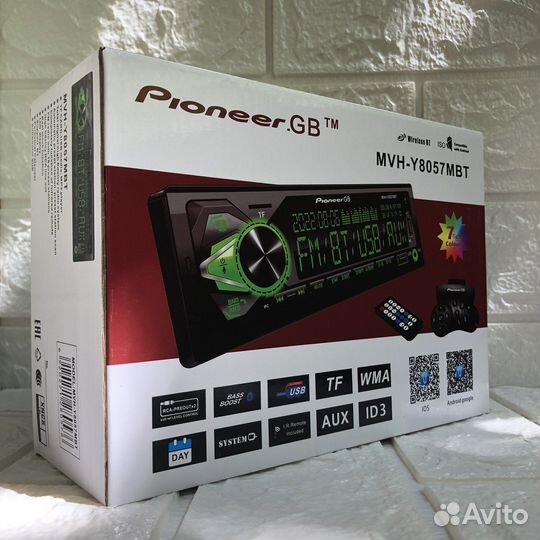 Автомагнитола Pioneer с Блютузом