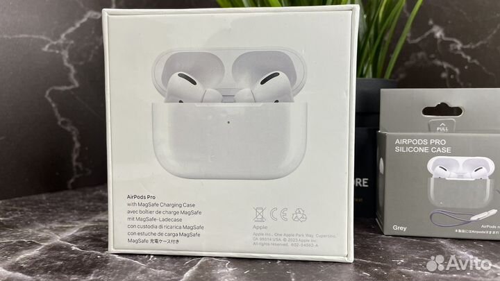 Airpods pro (гарантия + чехол)