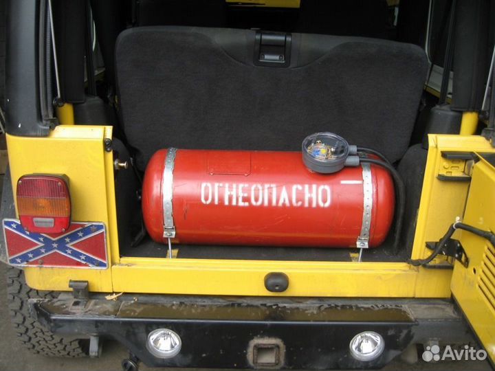 Газ на авто Джип Вранглер фурнитура гбо №790