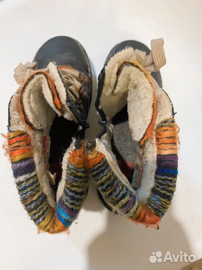 36р. Зимние ботинки на меху Riekel