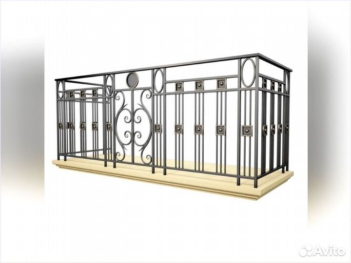 Балкон кованый