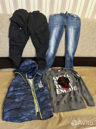 Вещи пакетом на мальчика 134-140