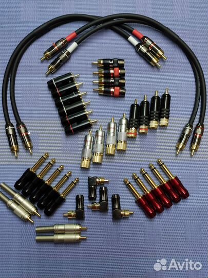 Аудио коннекторы RCA, Banana, межблочные кабели