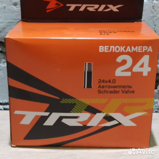 Велокамера trix для фэтбайка