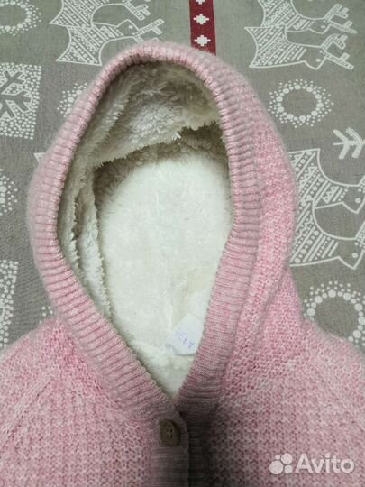 Кофта кардиган 86-92