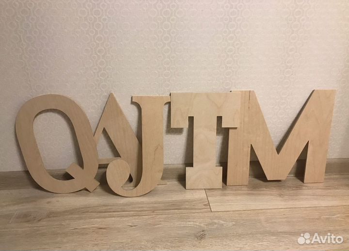 Буквы из дерева на заказ ева