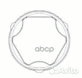 Пыльник ШРУСа 305371 GKN (Loebro)