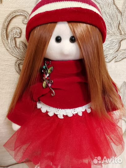 Текстильная интерьерная кукла