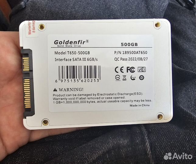 SSD 500Gb новый