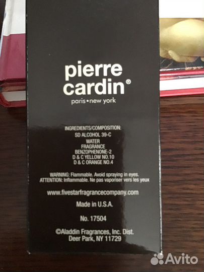 Pierre Cardin, мужской 30ml