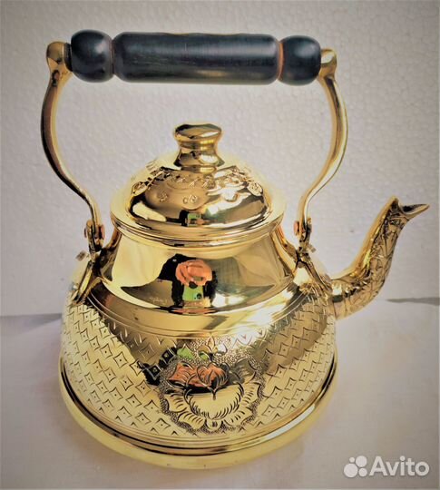 Латунный заварочный чайник