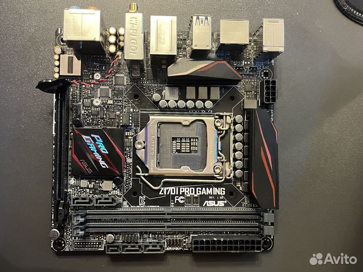 Материнская плата asus z170 i pro gaming