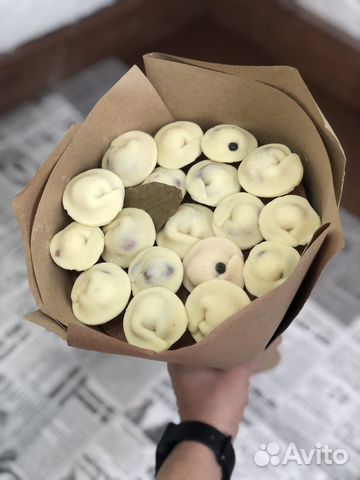 Съедобные букеты, шоколадные пельмени