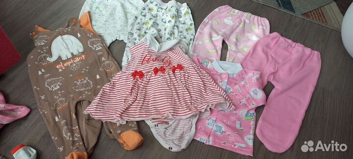 Вещи пакетом на девочку