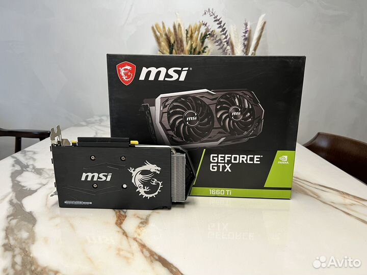 GTX 1660 Ti MSI на гарантии