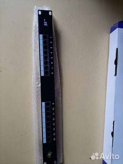Patch panel (Патч панель) 16 ports RJ45