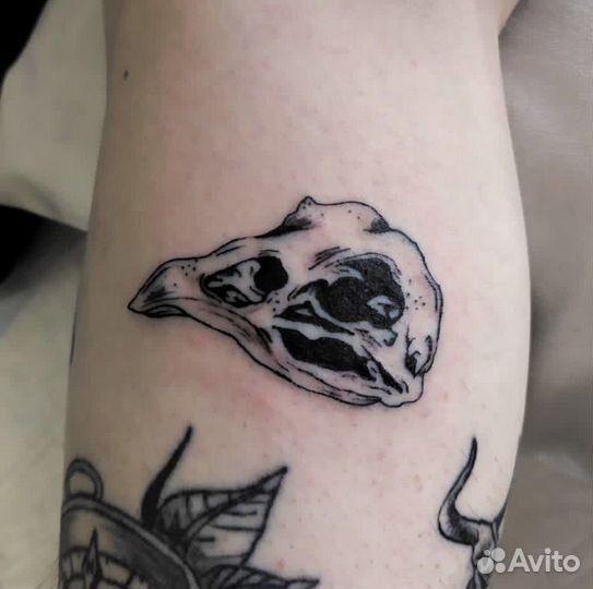 Тату за расходники. Набираю работы в портфолио