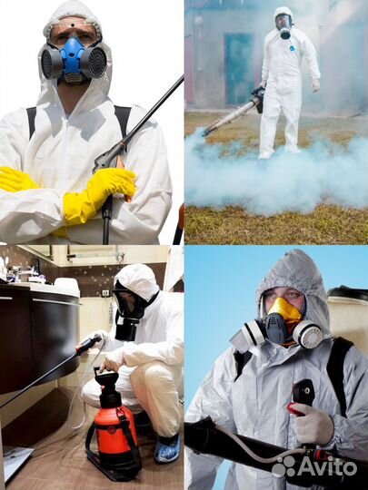 Уничтожение насекомых:тараканов,клопов,блох и т.д