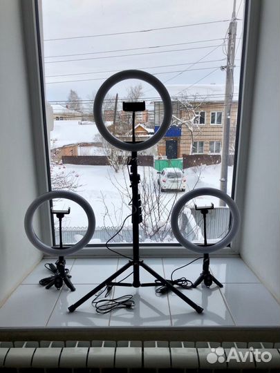 Новая кольцевая лампа + гарантия