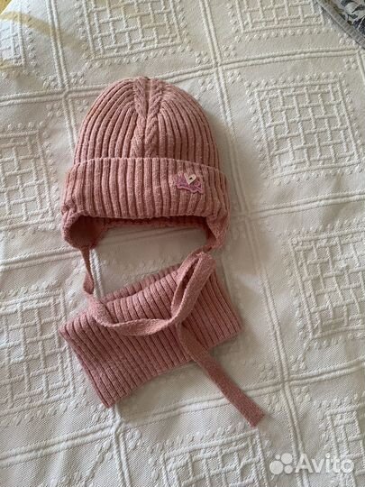 Комплект шапка, шарф