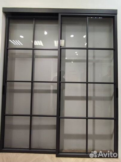 Перегородки раздвижные межкомнатные лофт